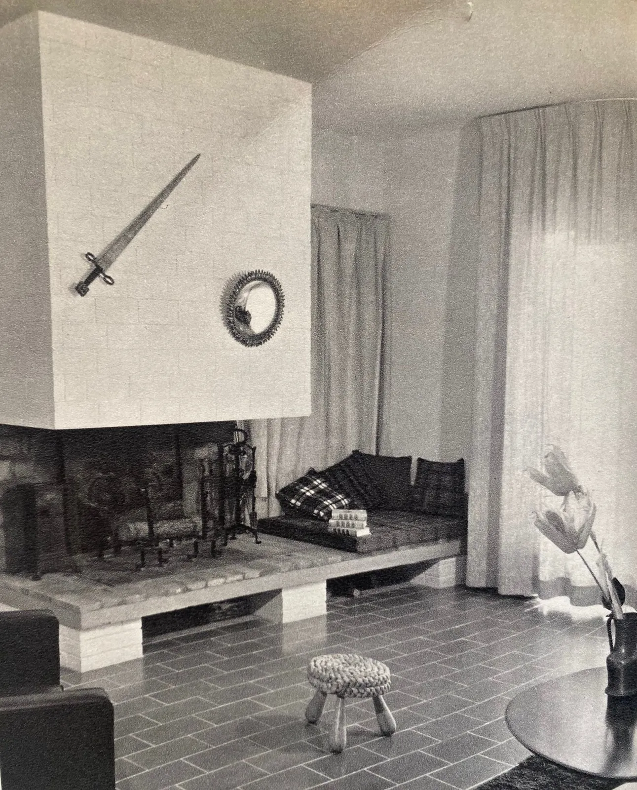 LINE VAUTRIN, MIRROR 'CHARDON', c. 1955