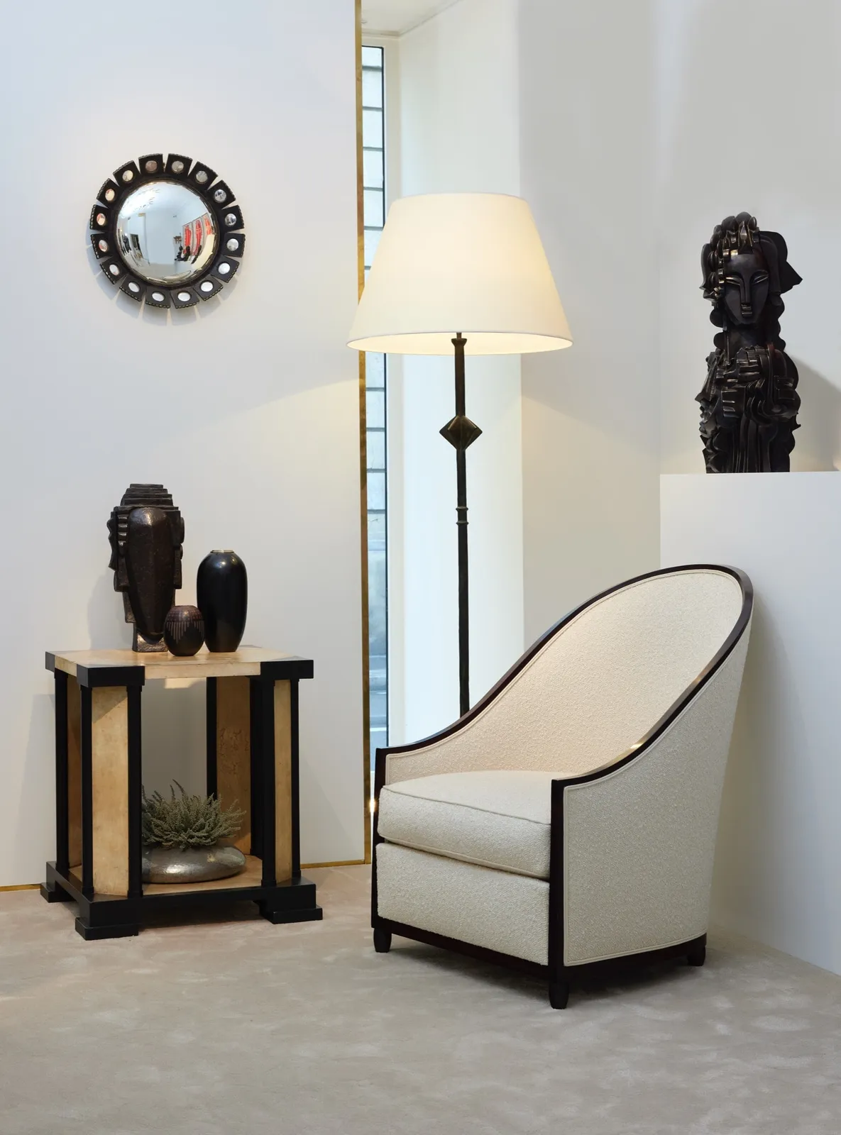 LINE VAUTRIN, 'MAZARIN' MIRROR, c. 1955