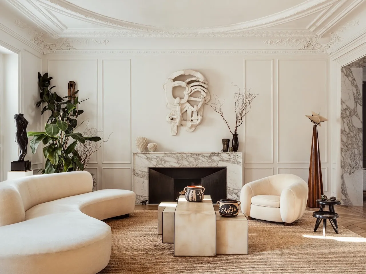 PAUL DUPRÉ-LAFON, NESTING TABLES, c. 1960