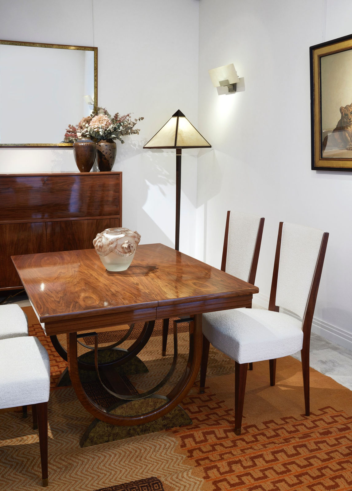 EUGÈNE PRINTZ, SET OF SIX CHAIRS, c. 1930