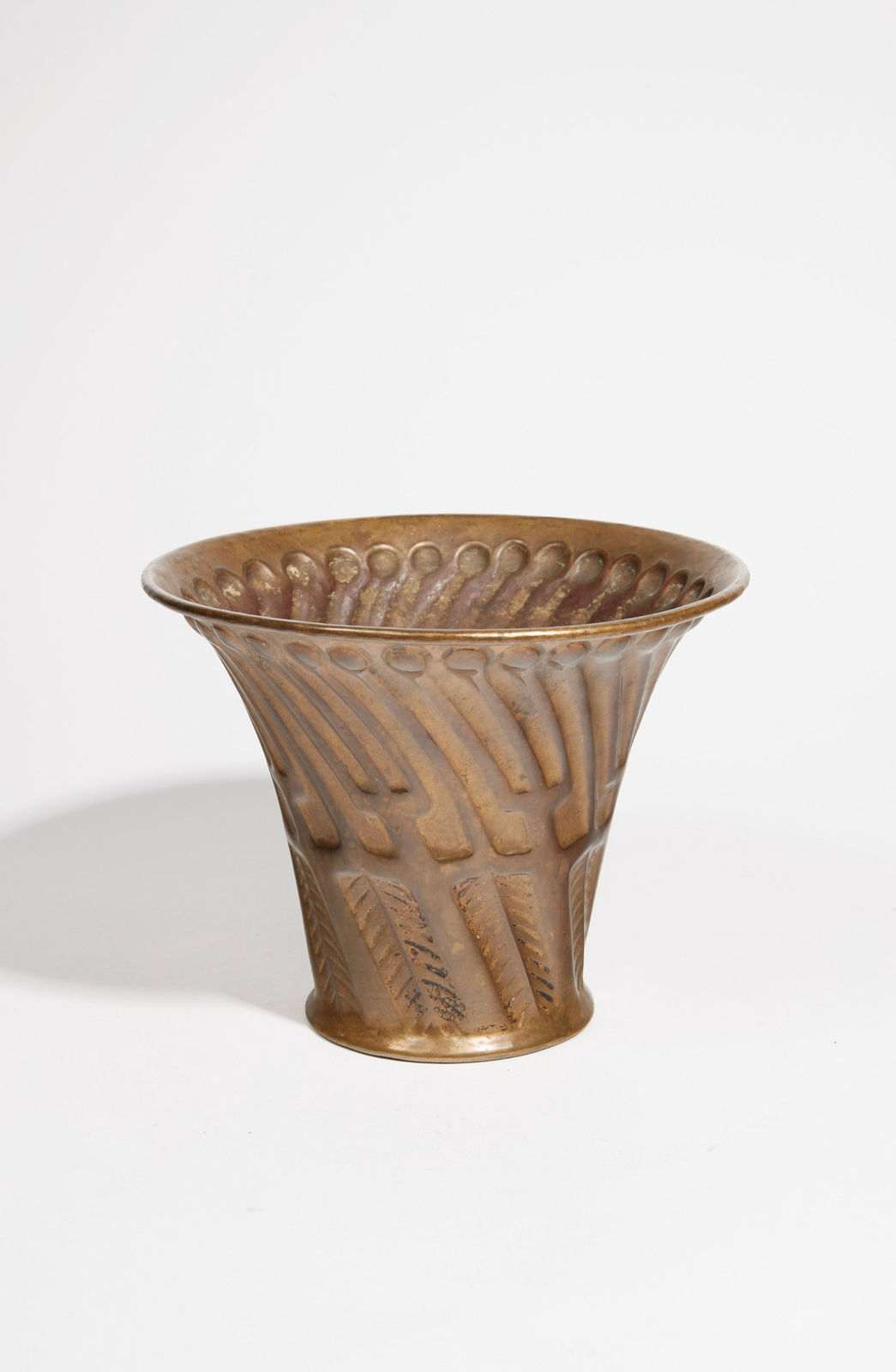 JEAN DUNAND, VASE JARDINIERE, c. 1913