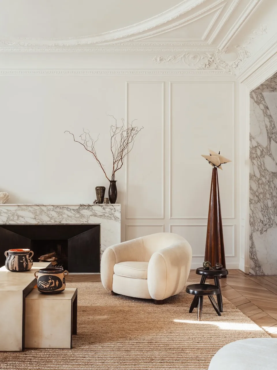 PAUL DUPRÉ-LAFON, NESTING TABLES, c. 1960