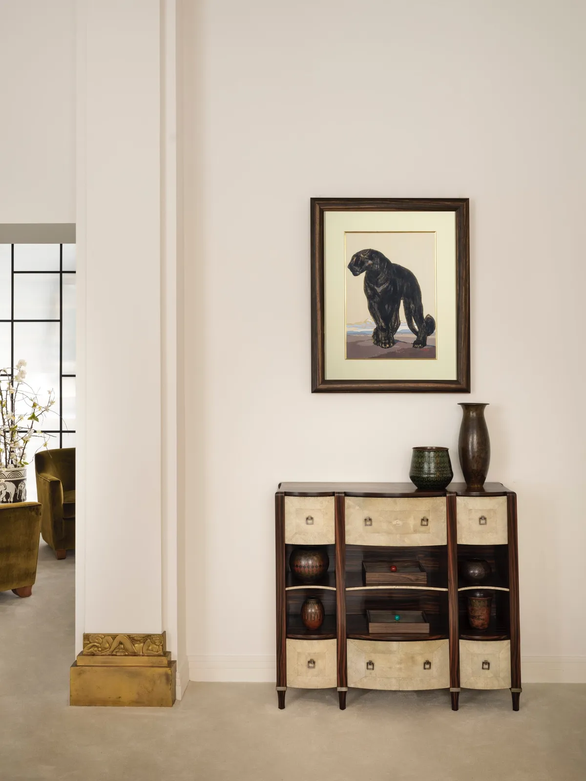 PAUL JOUVE, 'PANTHÈRE NOIRE DEBOUT', c. 1929