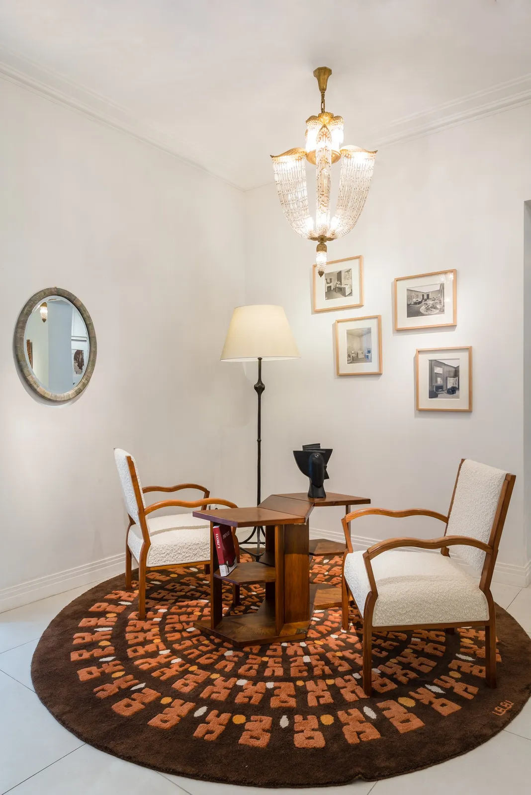 EUGÈNE PRINTZ, PAIR OF GEOMETRICAL ARMCHAIRS, c. 1928