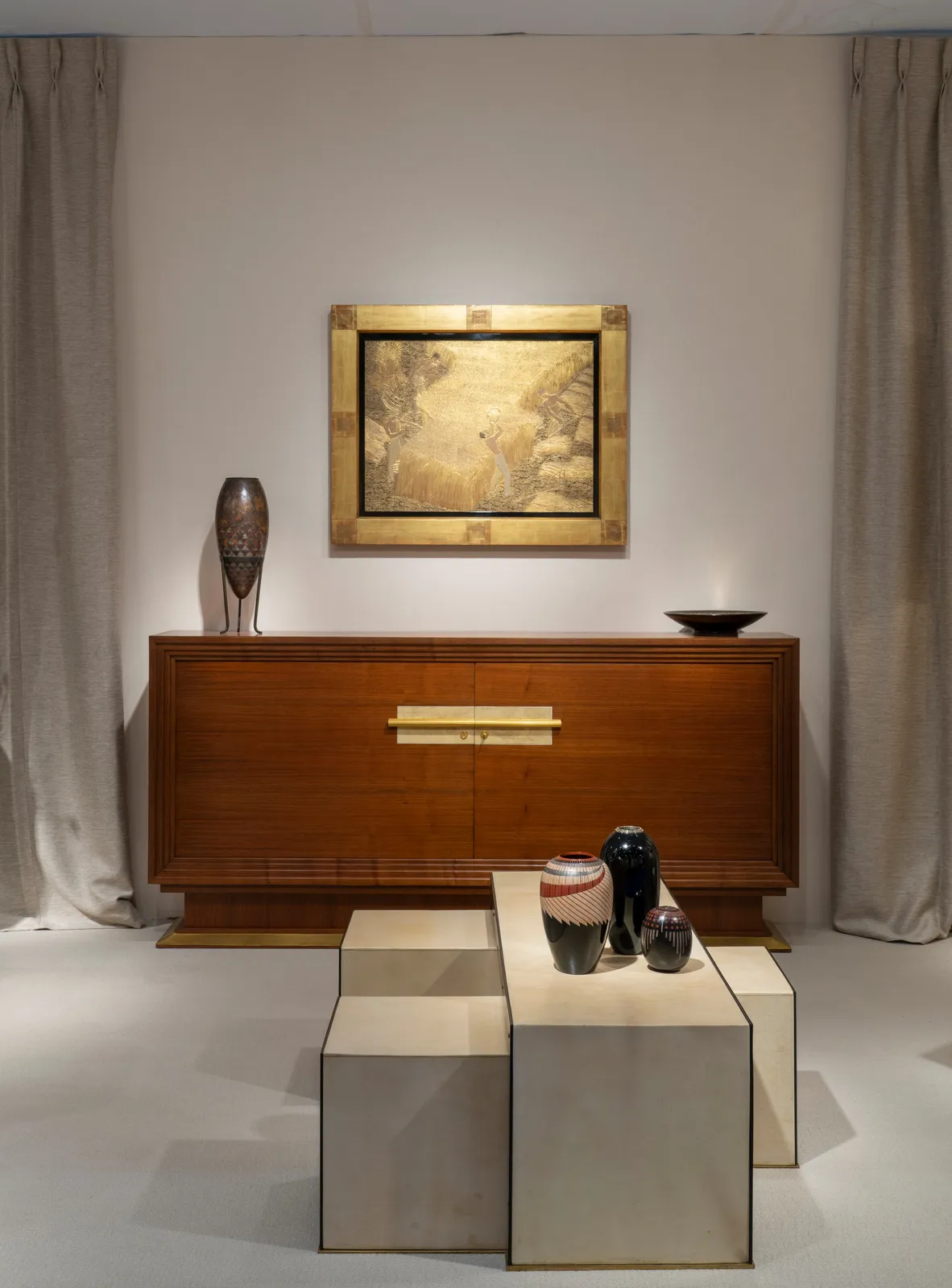 PAUL DUPRÉ-LAFON, NESTING TABLES, c. 1960