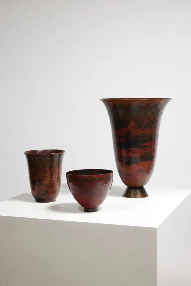 CLAUDIUS LINOSSIER, VASE, c. 1930