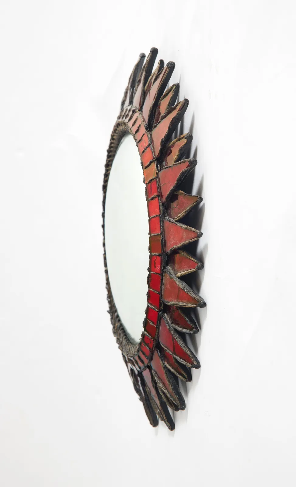 LINE VAUTRIN, MIRROR 'SOLEIL À POINTES N°2', c. 1960