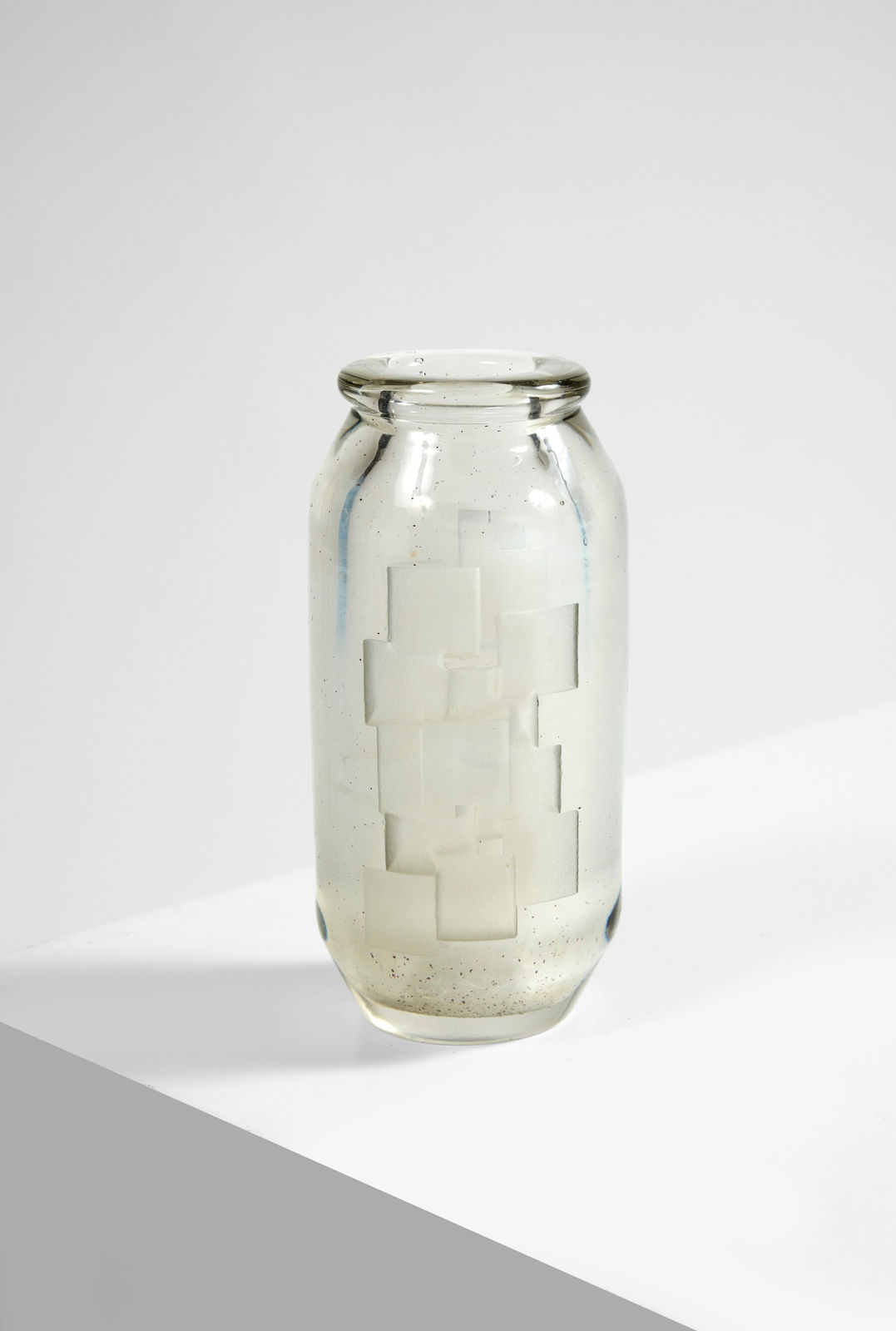 JEAN LUCE, VASE 'CARRES IMBRIQUES', c. 1928