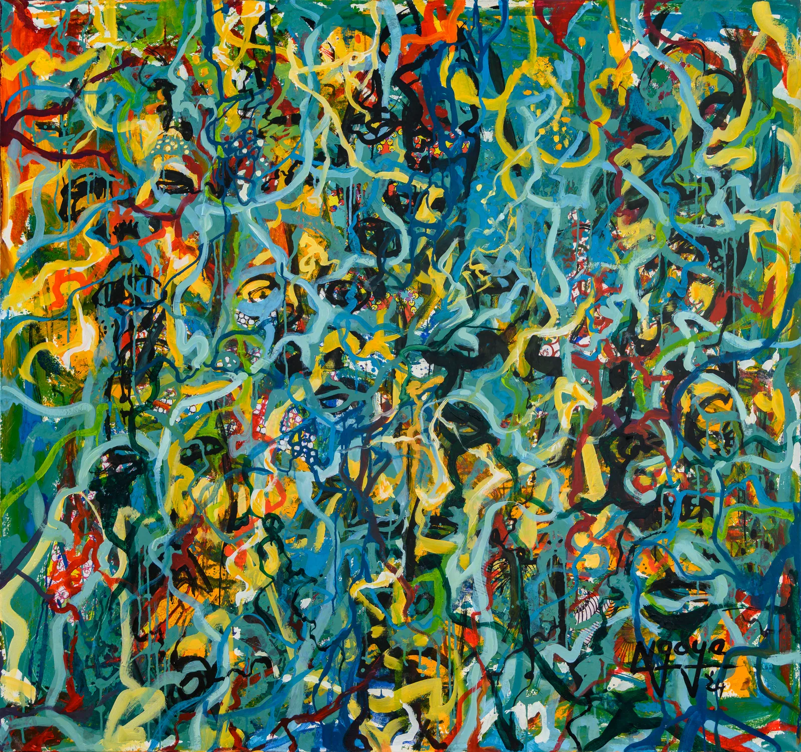 Ngoye, Untitled, Serie Masquage,, 2024