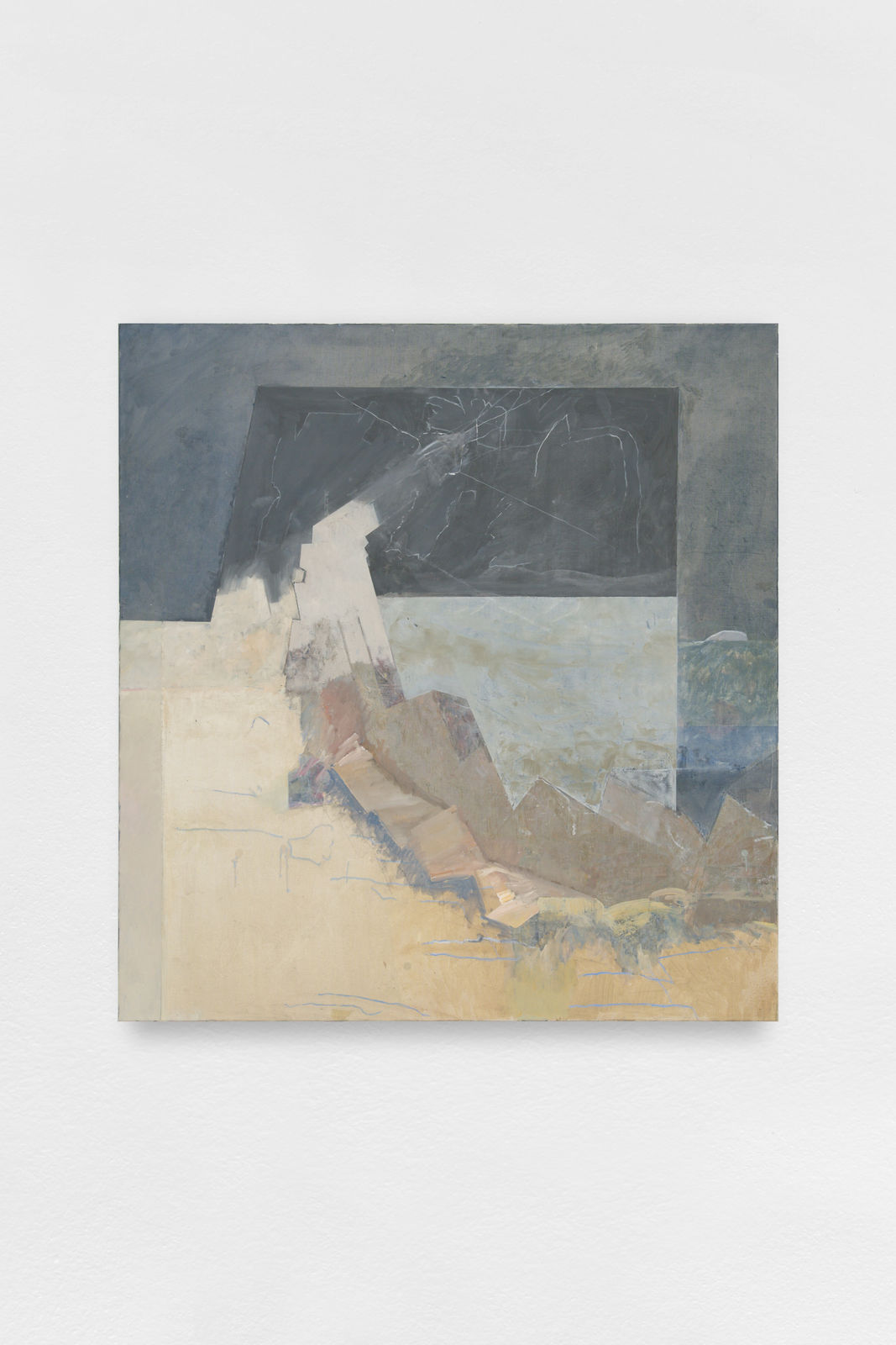 Edi Hila, La maison dans la montagne 3, 2025