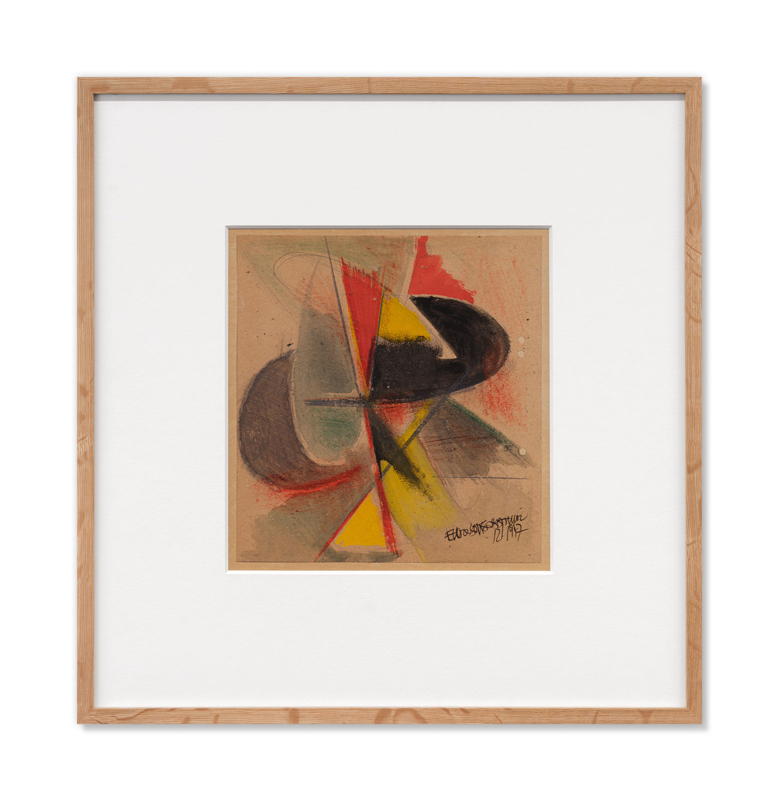 Ettore Sottsass, Composition Spatialiste, 1947