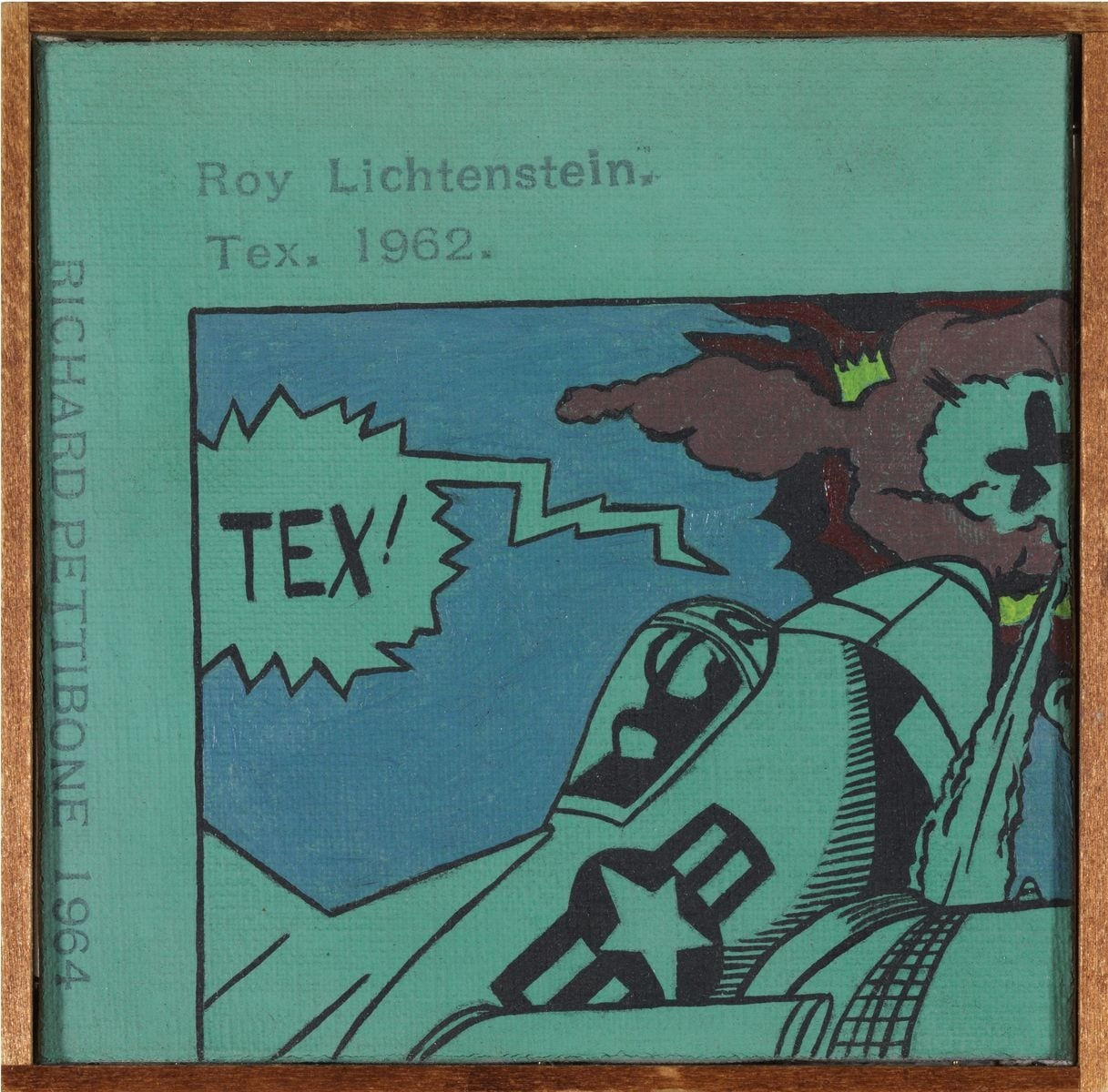 Richard Pettibone, Roy Lichtenstein, Tex. 1962, 1964