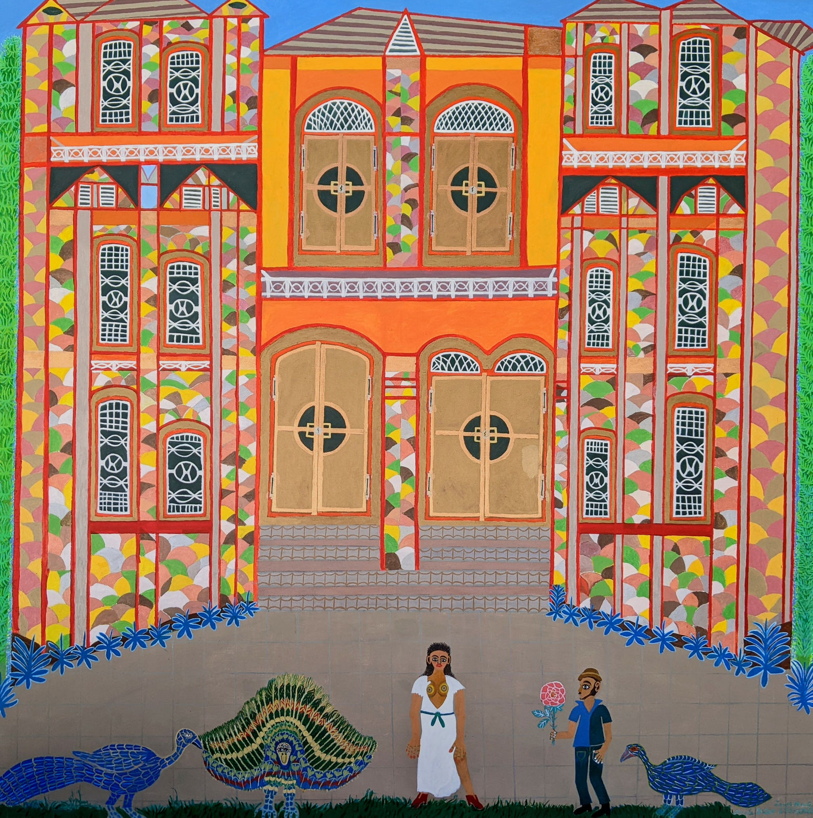 Louis VENESTIN, The Peacock Sanctuary, 2024