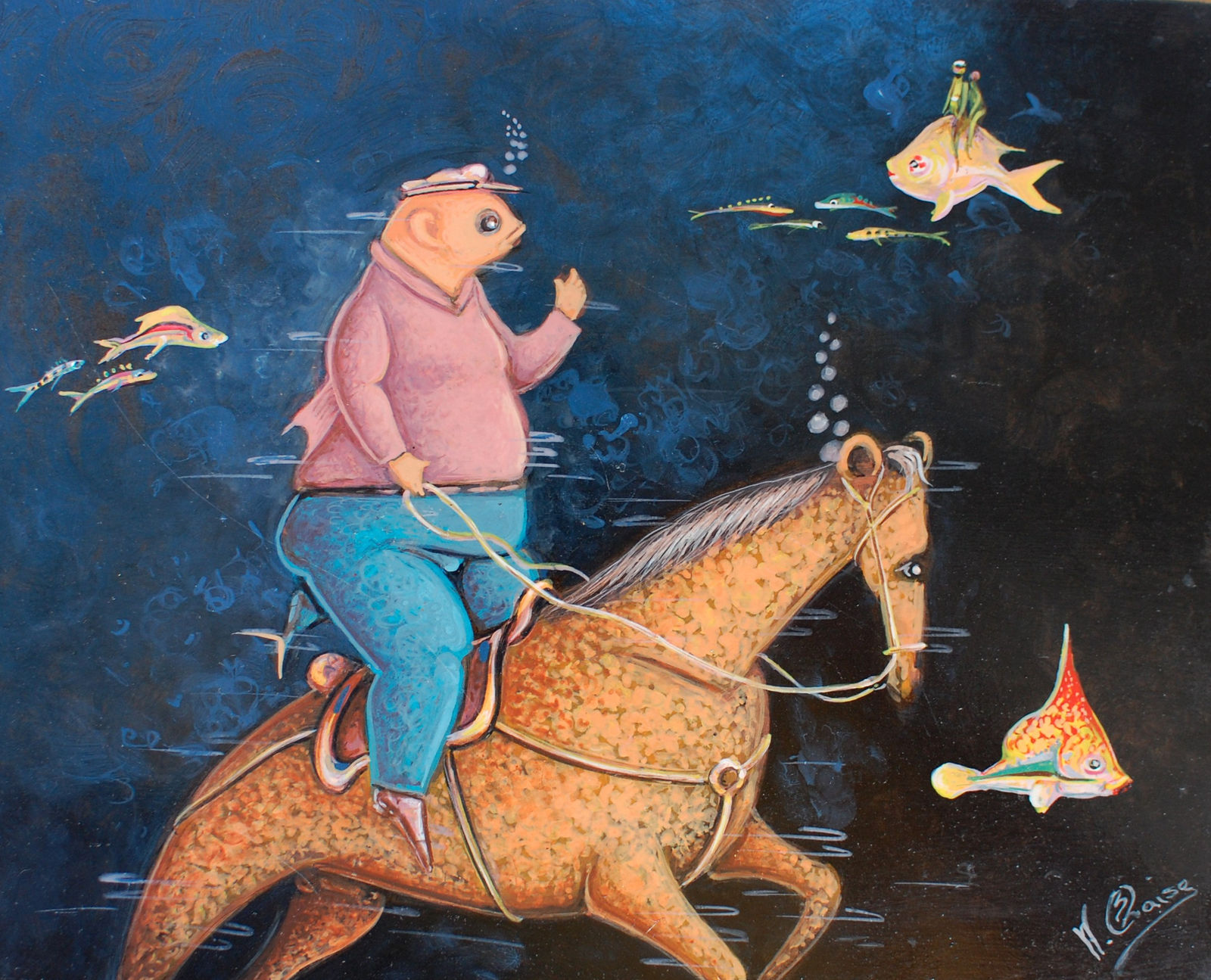 Andre BLAISE, Underwater Stroll, 2018