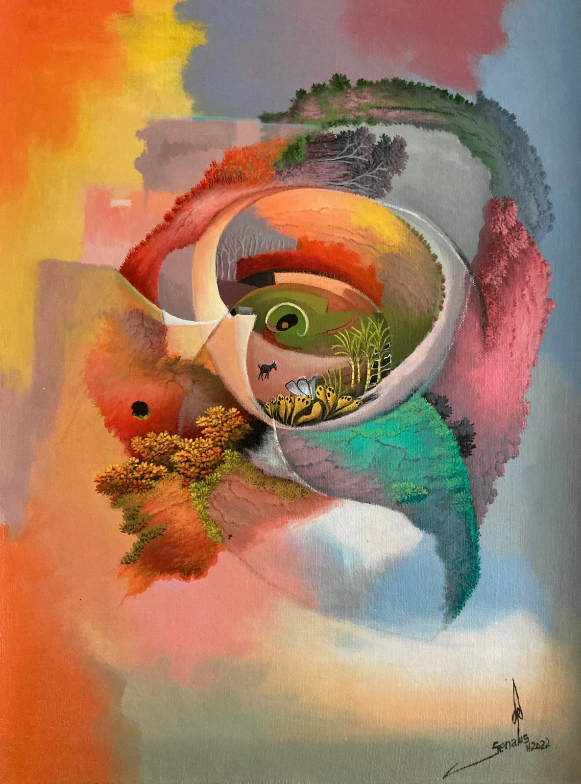 Jean-Louis SENATUS, Melting Realities, 2022