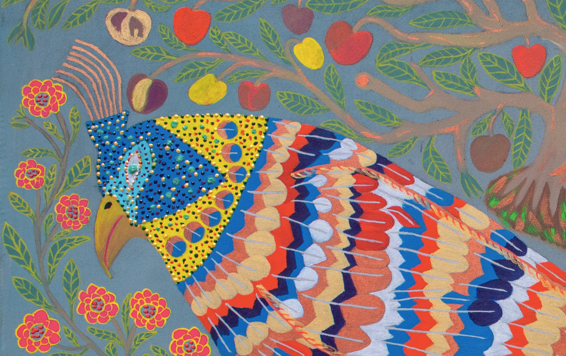 Louis VENESTIN, Peacock family II, 2022