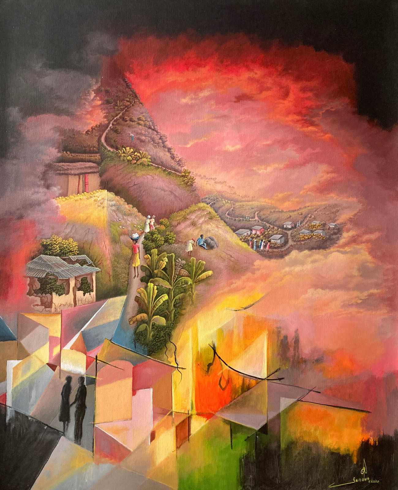 Jean-Louis SENATUS, Vermillion Symphony, 2020