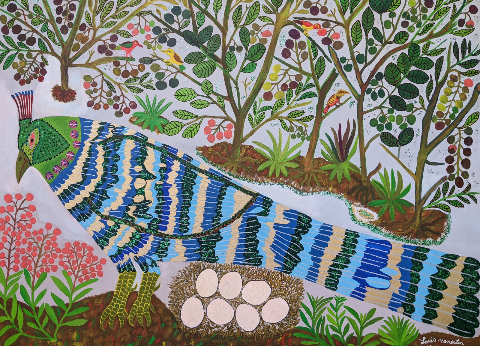 Louis VENESTIN, Peacock, 2023