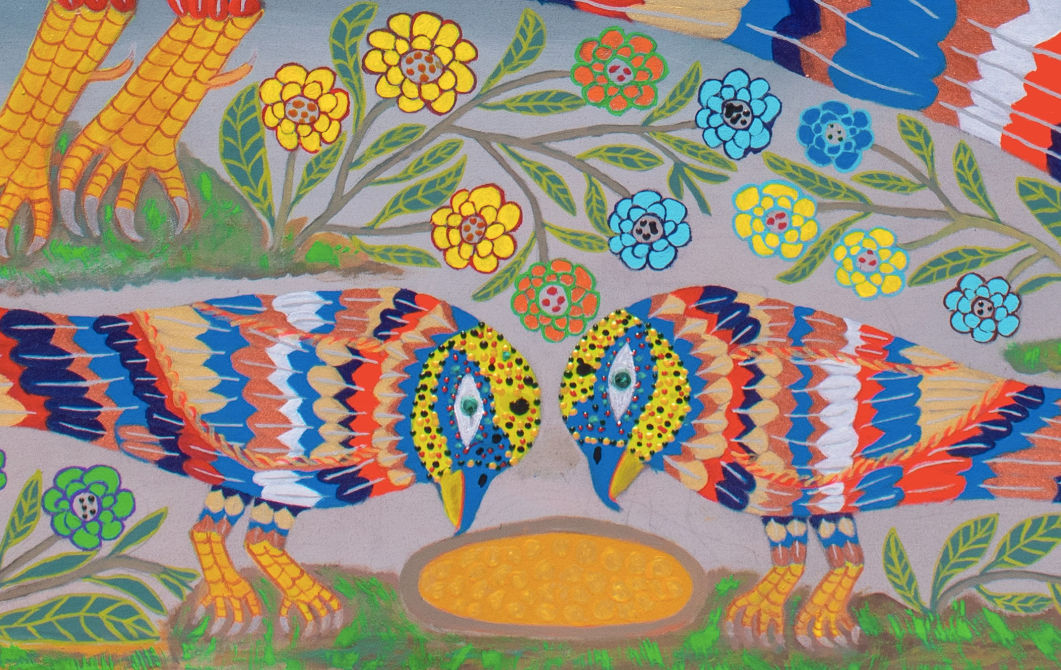 Louis VENESTIN, Peacock family II, 2022