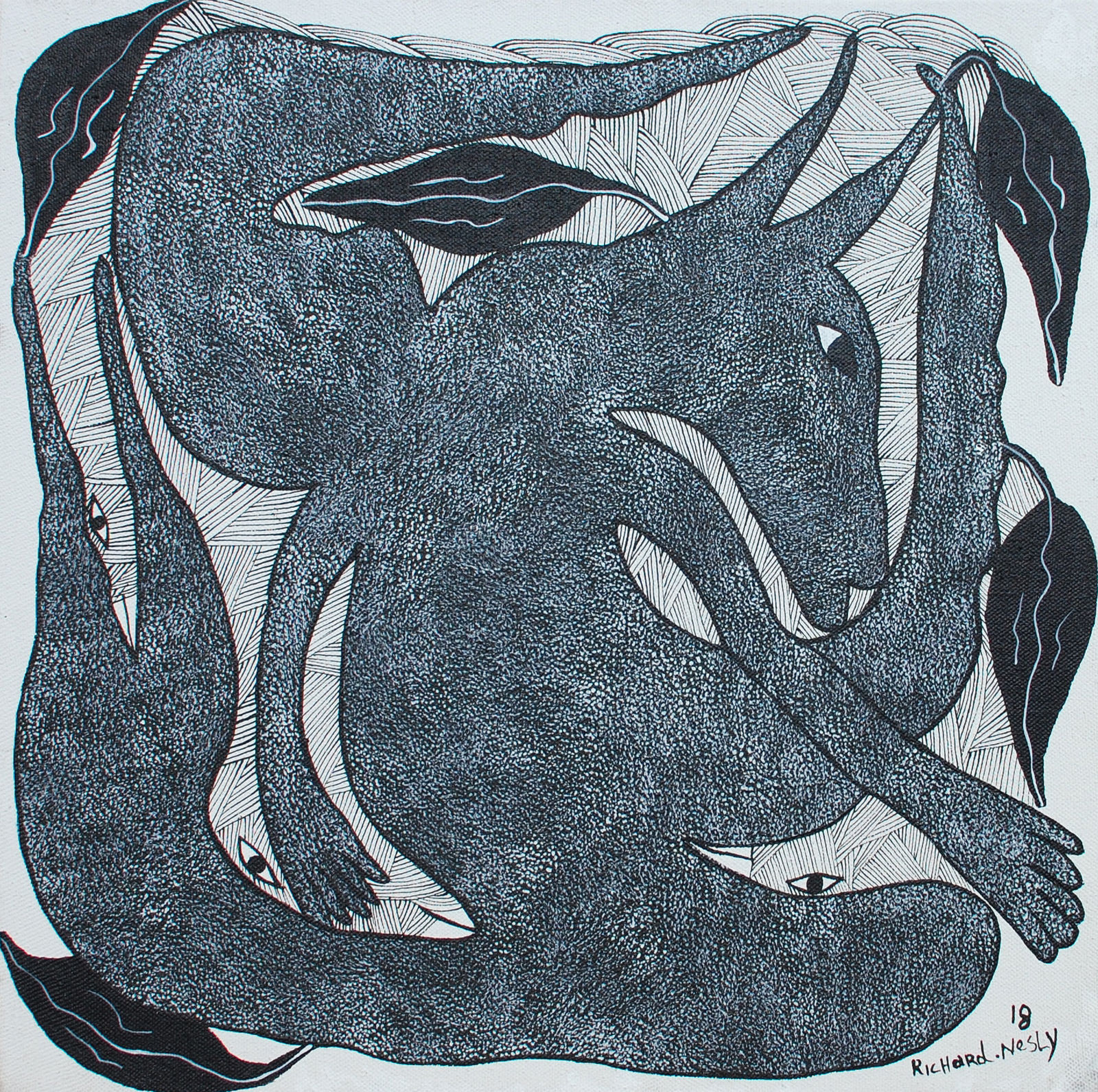 Richard NESLY, My Inner-Wolf, 2018