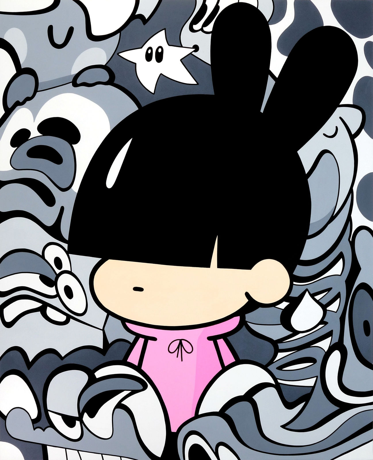 Yeka Haski, Black and white dream, 2024