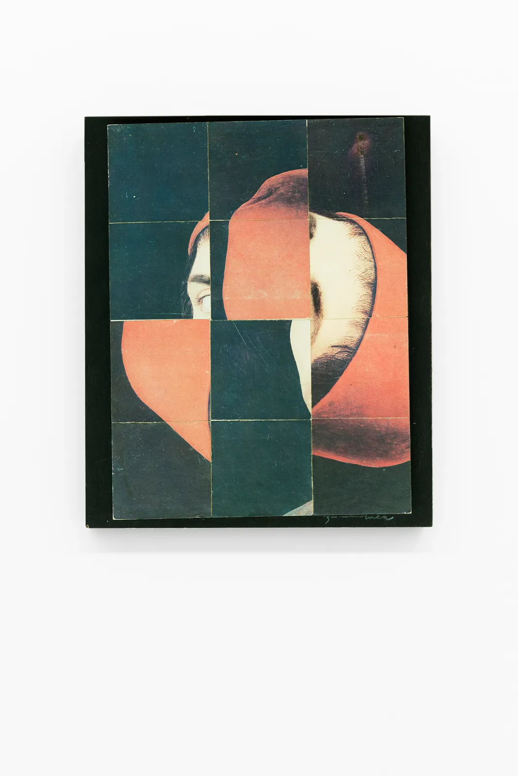 GHERASIM LUCA, Cubomanie Portrait d’un homme (d’après Antonello da Messine), 1984