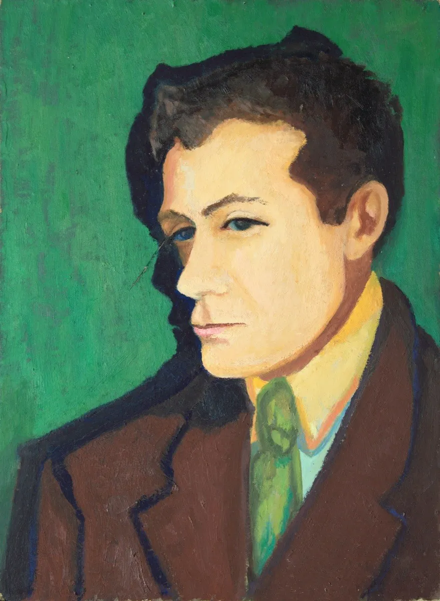 MADELEINE DINÈS, Portrait d’homme (Alain Cuny), c. 1940