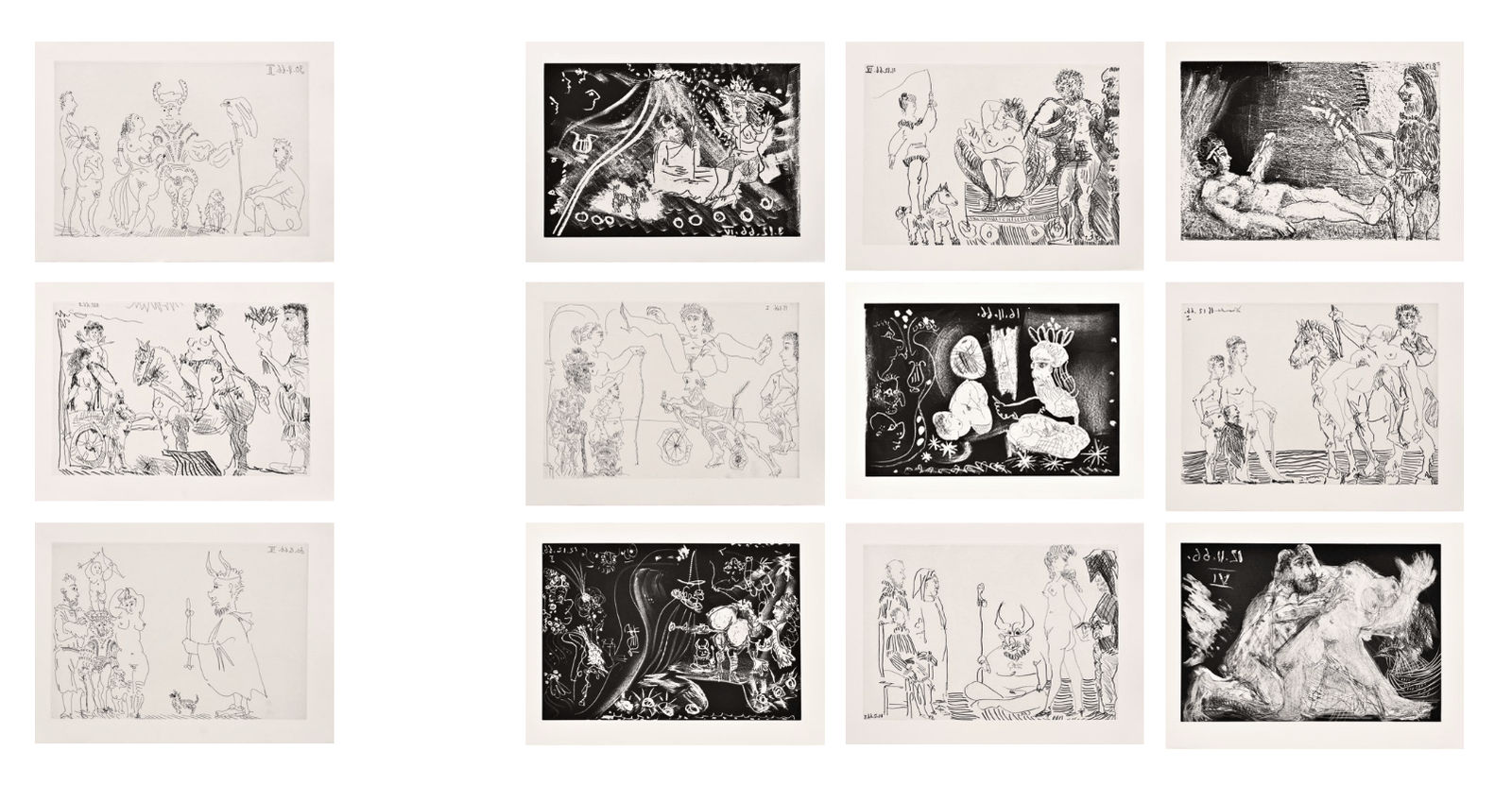 Pablo Picasso, Le Cocu magnifique – Portfolio, 1968
