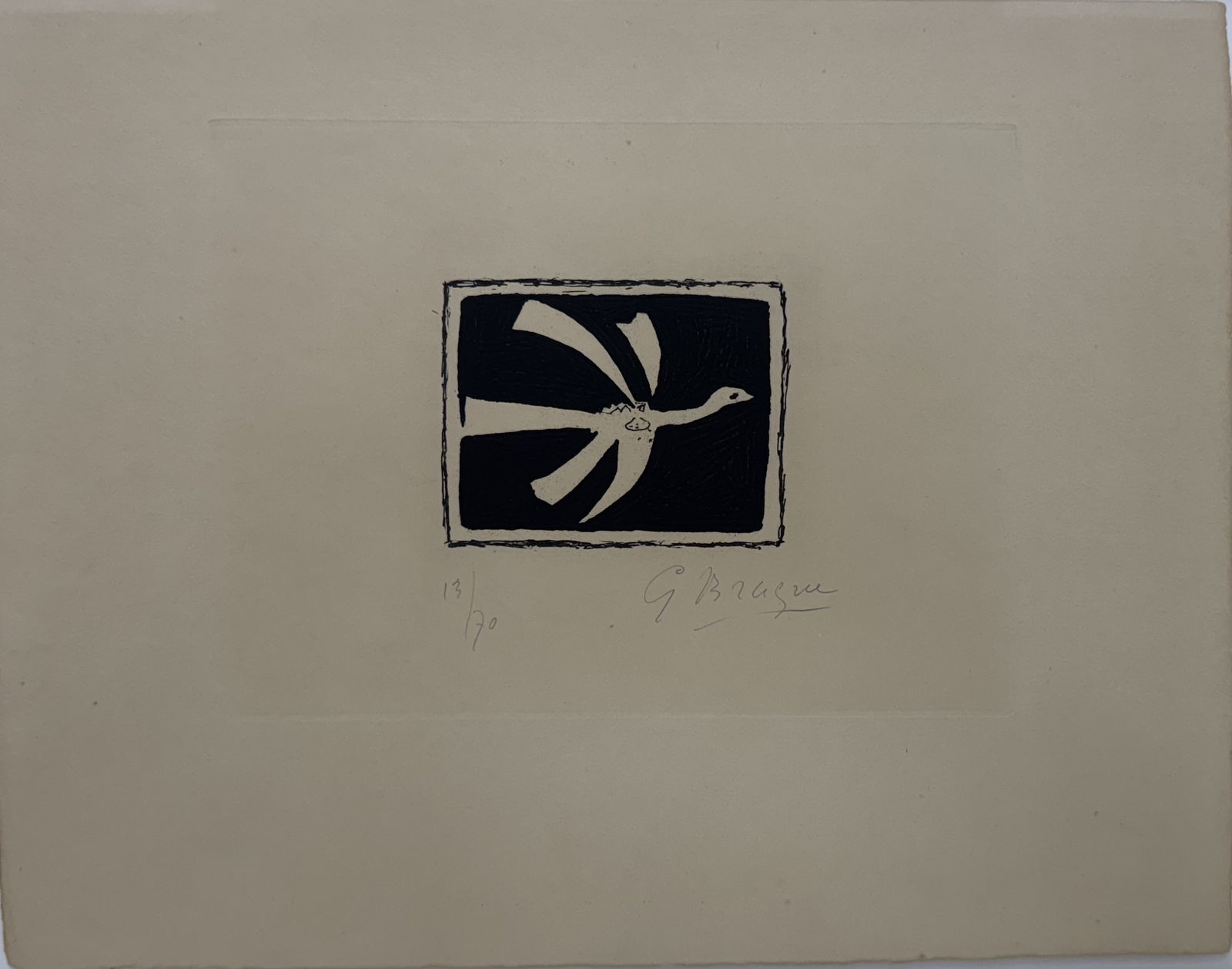 Georges Braque, Sans titre (Août), 1958