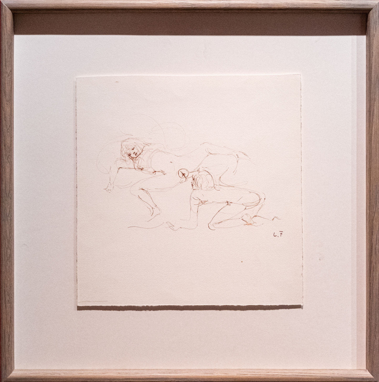 Leonor Fini, Dessin Erotique : l’Examen III, 1969