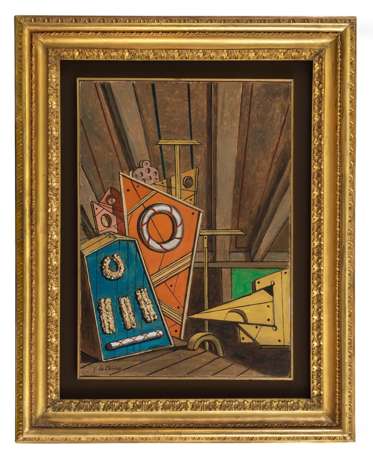 Giorgio De Chirico, Interno Metafisico, 1963