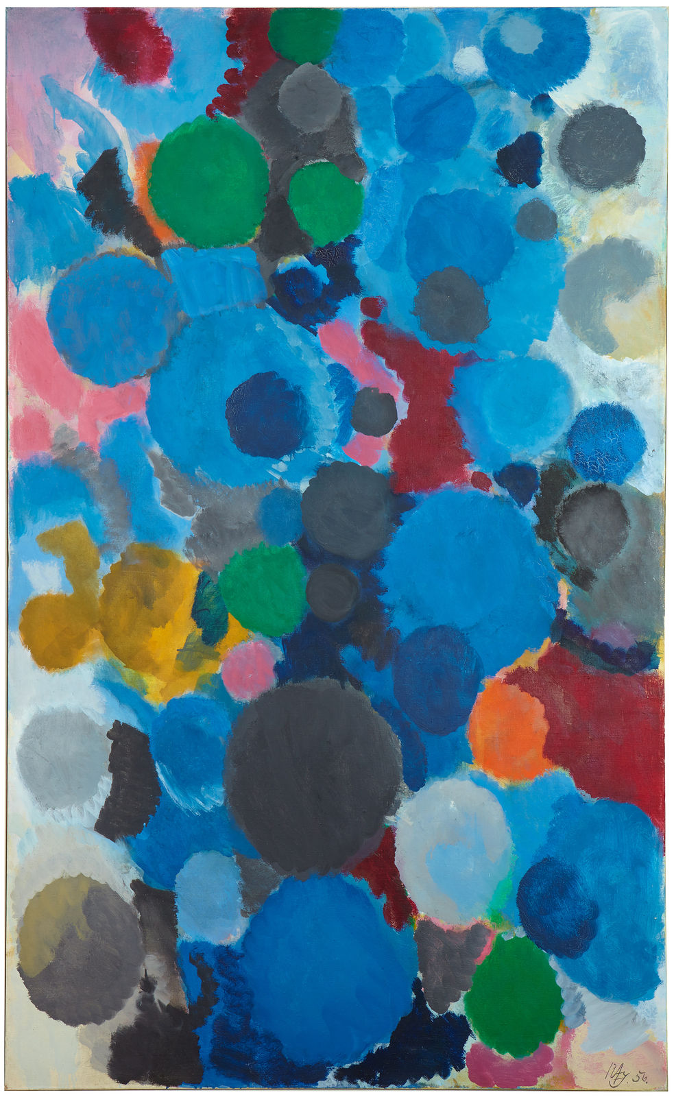 ERNST-WILHELM NAY, Vom aufsteigenden Blau, 1956