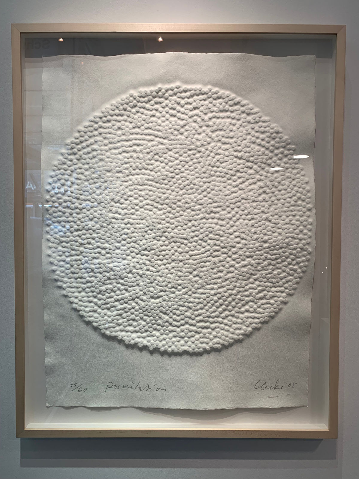 GÜNTHER UECKER, Permutation, 2005