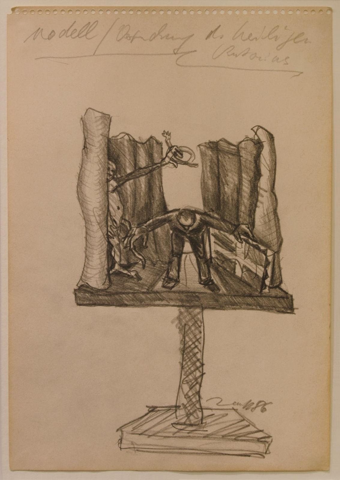 JÖRG IMMENDORFF, Die Versuchung des heiligen Antonius, 1986