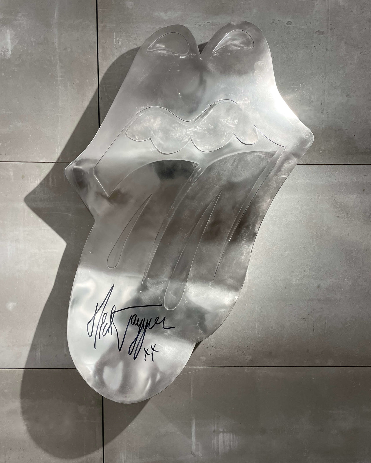 Geronimo, Back to Roots BIG signed by Mick Jagger