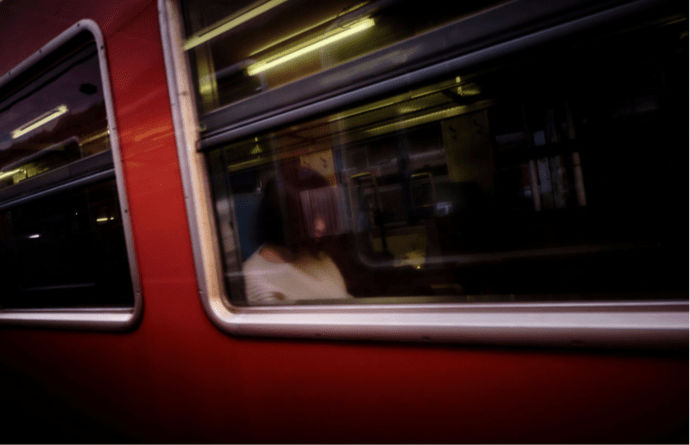 Yasuhiro Ogawa, Girl on the Train, Hyōgo, Japan, 2020