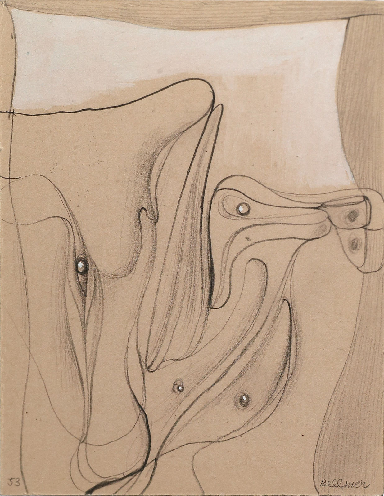 Hans Bellmer, Untitled, 1953