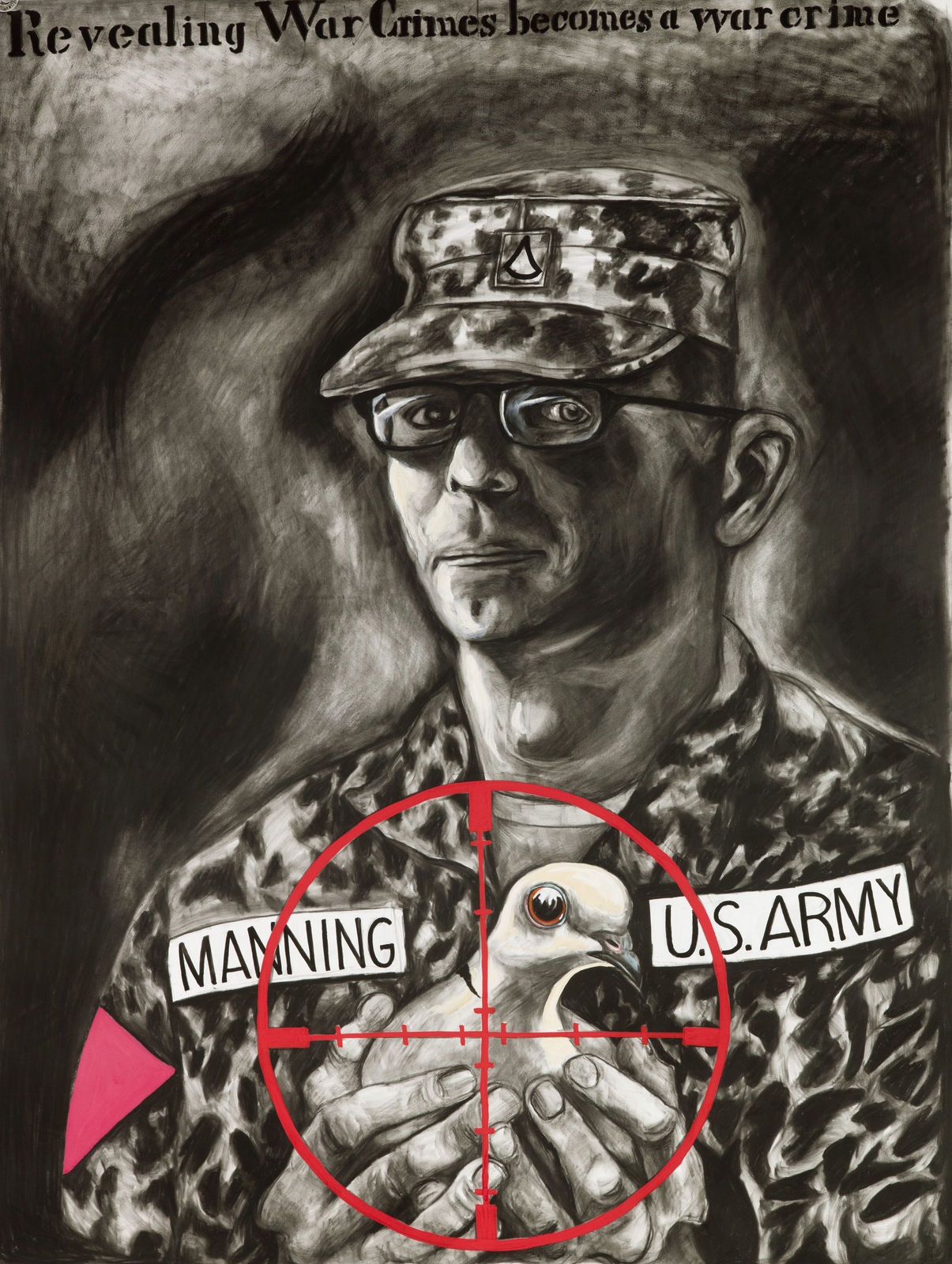 Sue Coe, Revealing War Crimes Becomes a War Crime, 2011