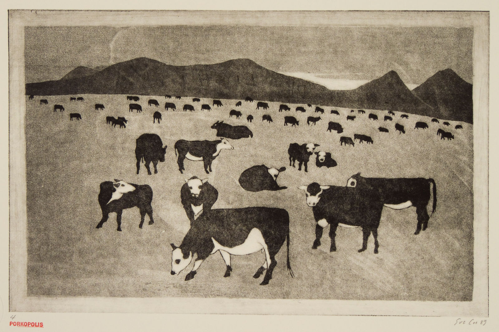 Sue Coe, Denver, 1989