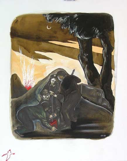 Sue Coe, No State at All (Resistance Fighters), 1993