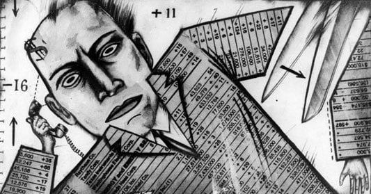 Sue Coe, Wall Street, 1981