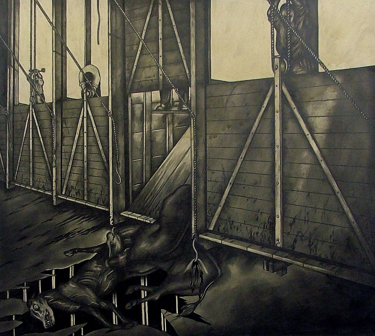 Sue Coe, Dog Food, 1988