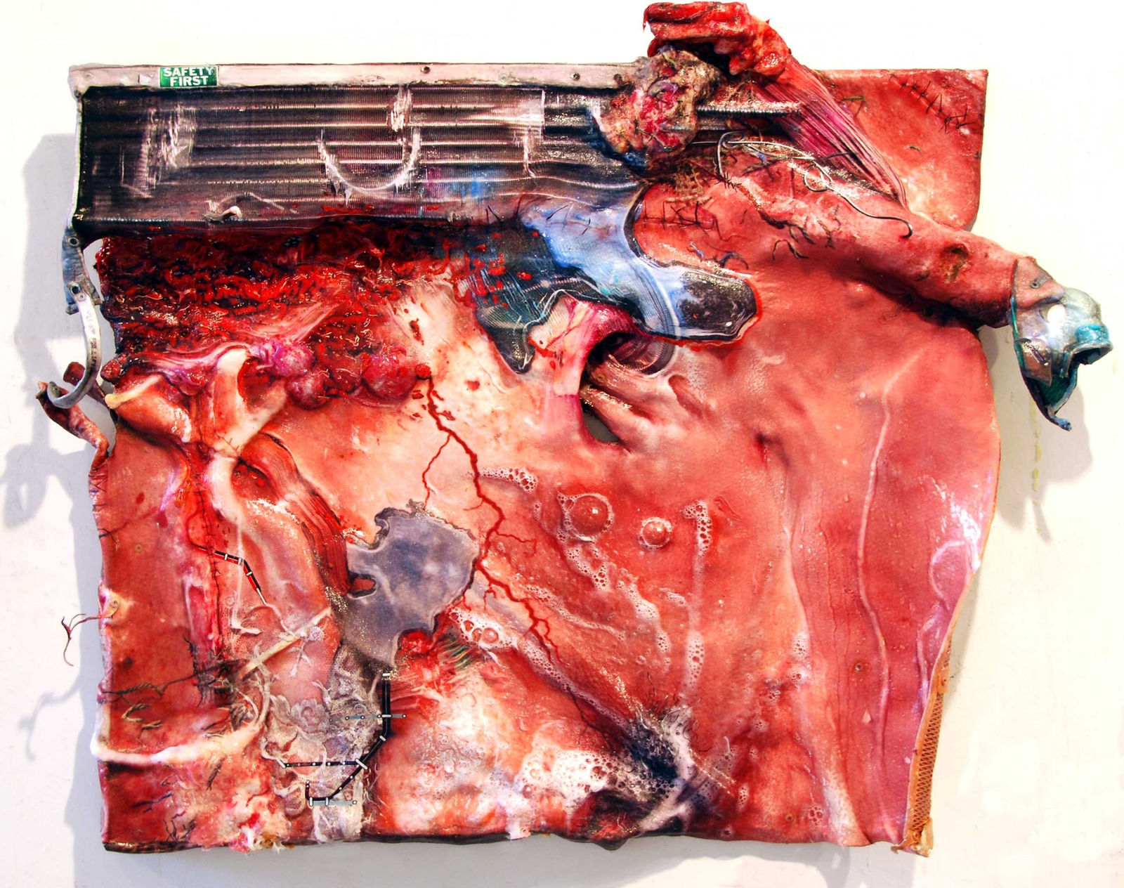 Fabian Marcaccio, No-Biomachine-Yet Paintant, 2009