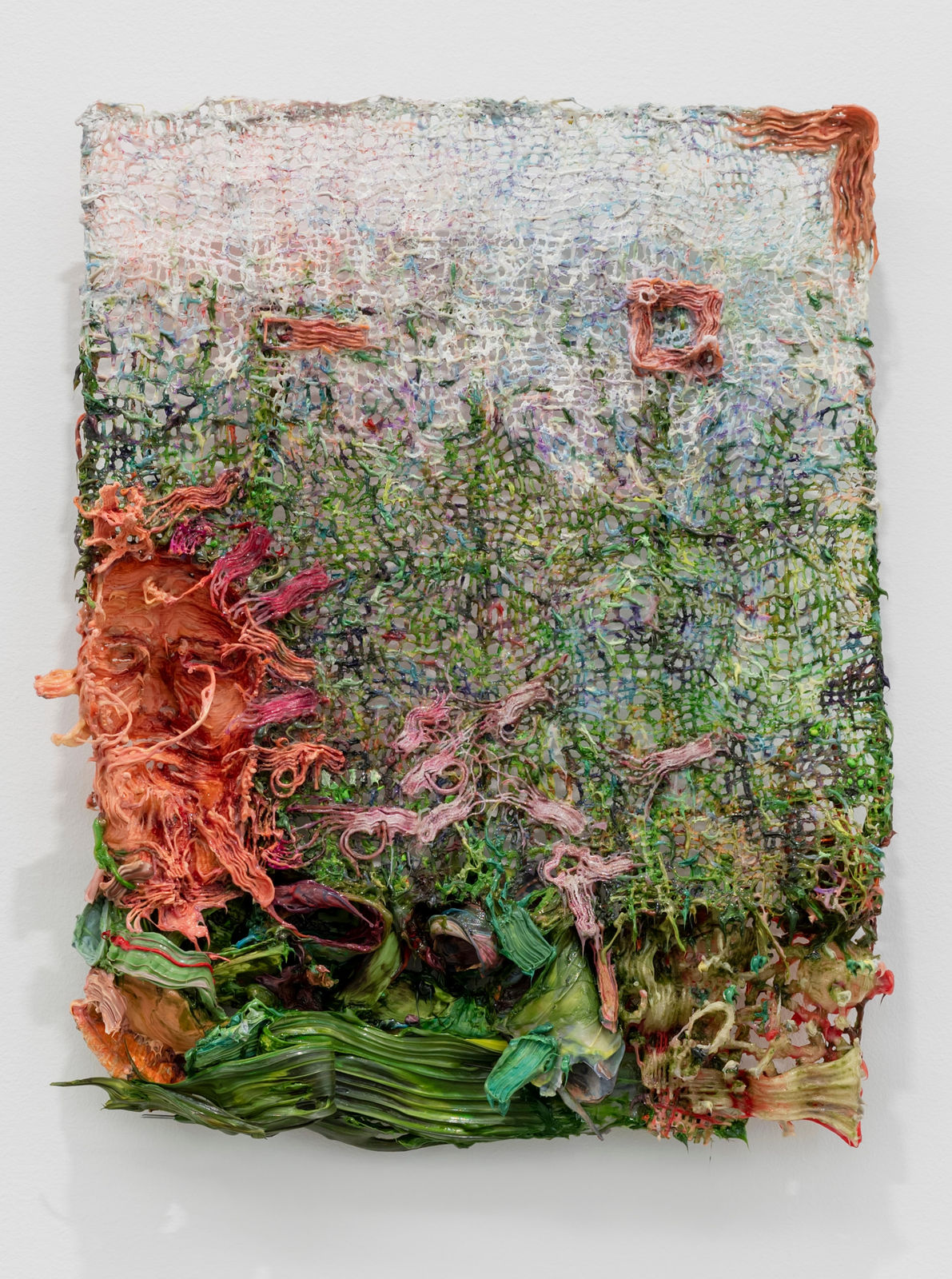 Fabian Marcaccio, Subtracted Portrait, 2021/2022