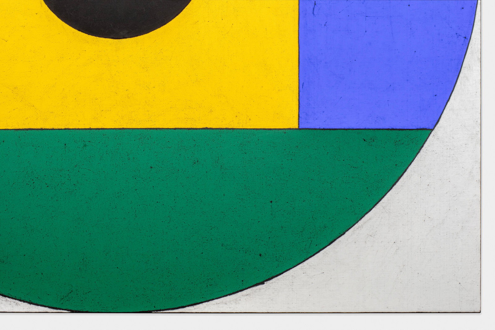 Matt Mullican, Untitled (Round Five World Sign from center to outside corner), 2025