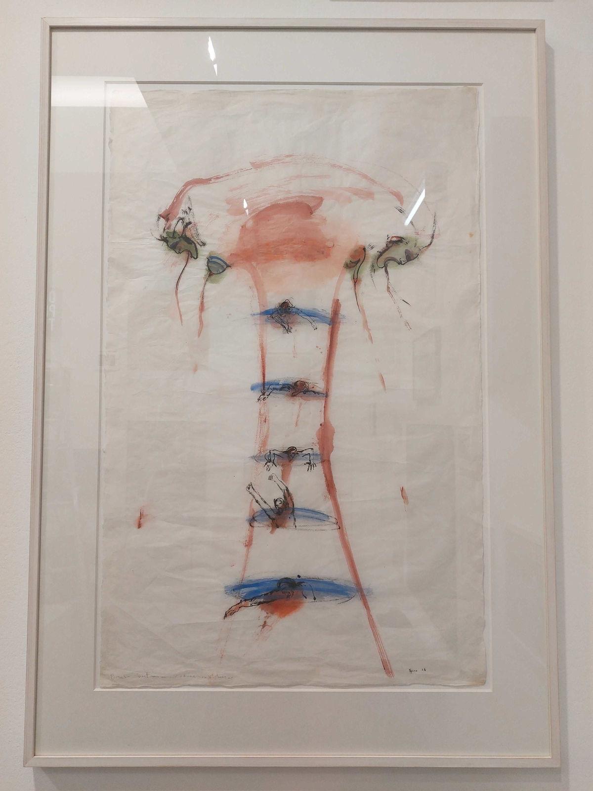 Nancy Spero, Bomb-Victims in Individual Bomb Shelters, 1968