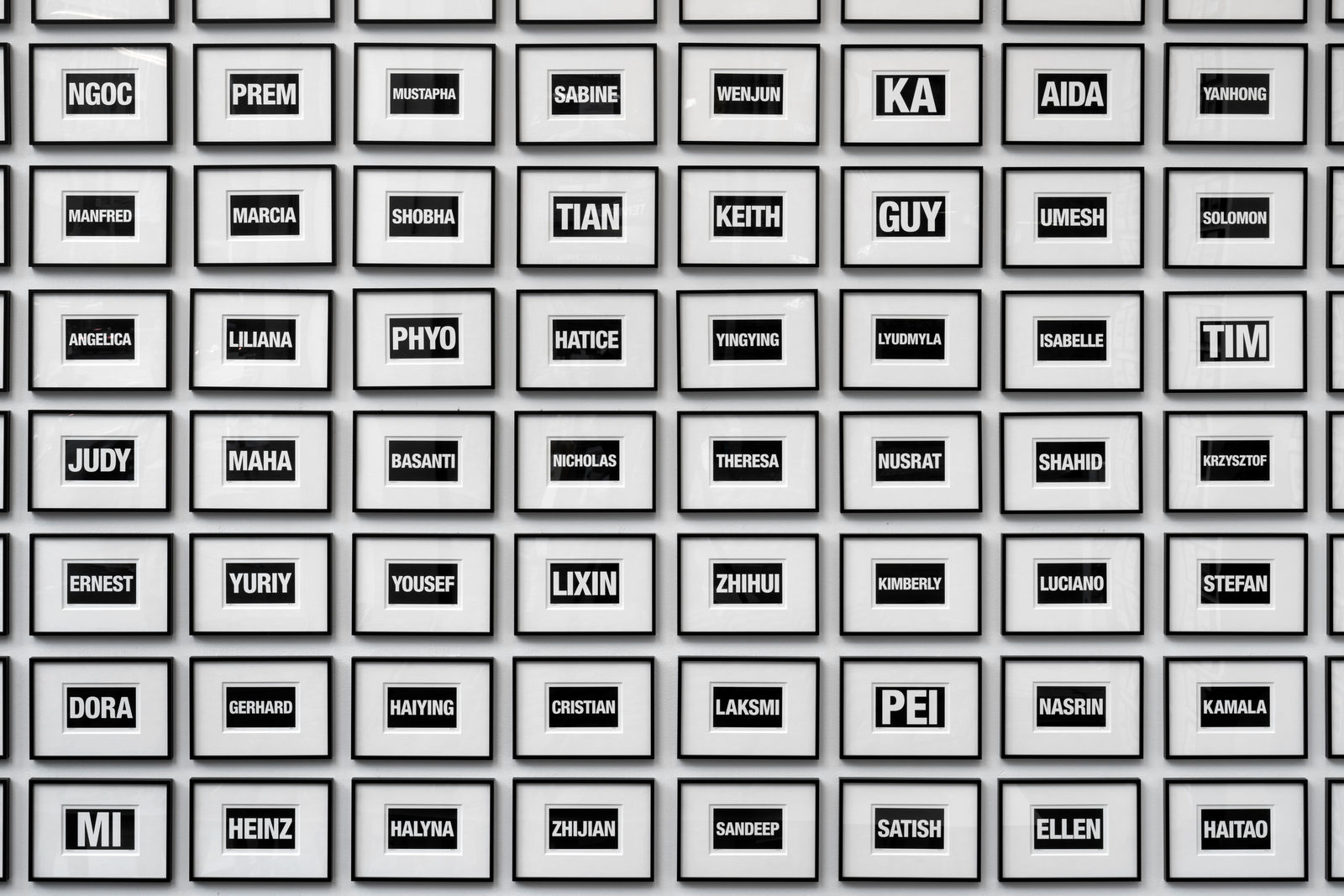 Allan McCollum, The World: A Moment in Time , 2024