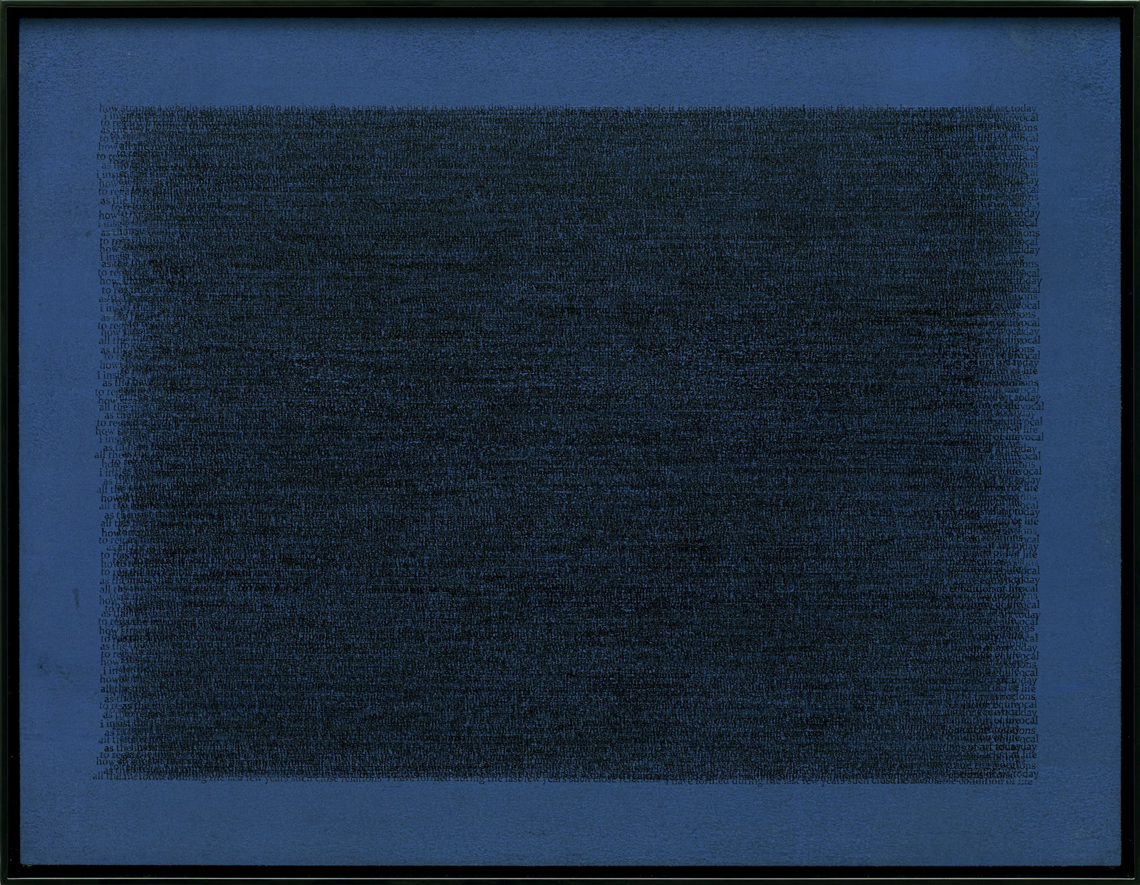 Idris Khan, Questioned by Life, 2019