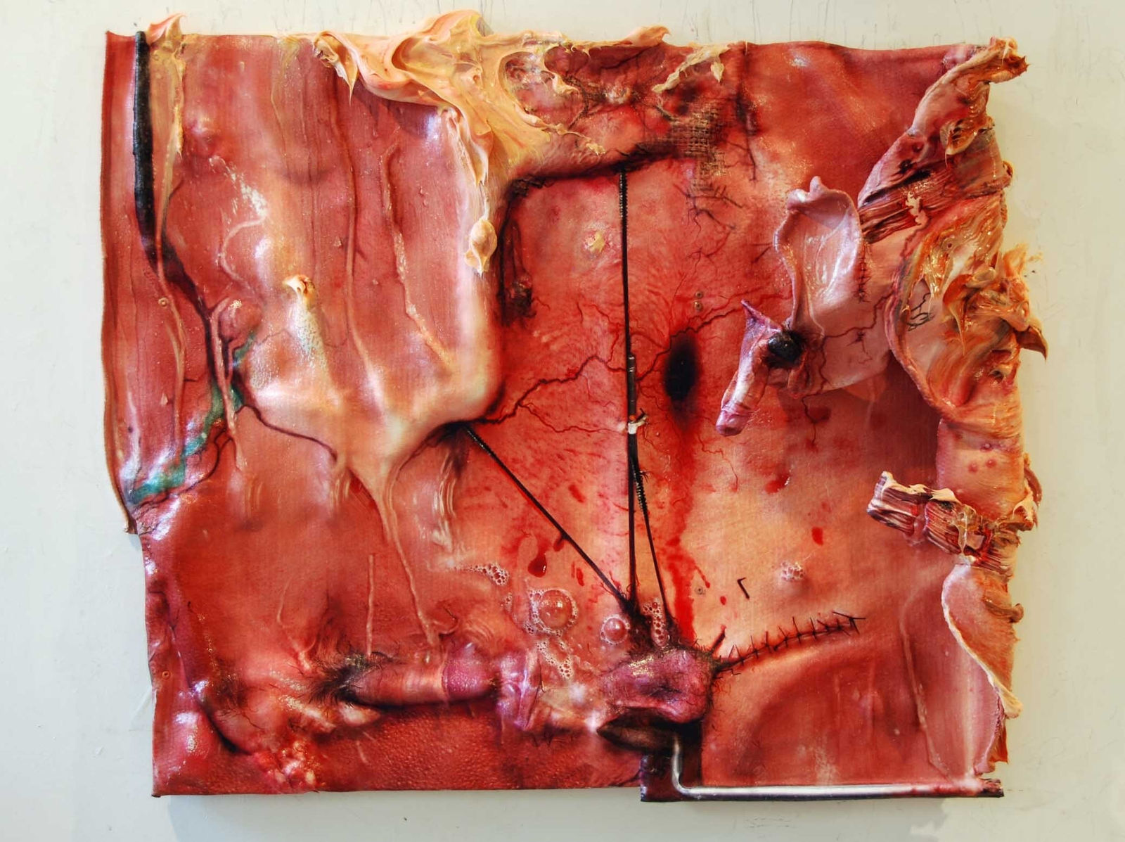 Fabian Marcaccio, Bio-Rage Paintant, 2009