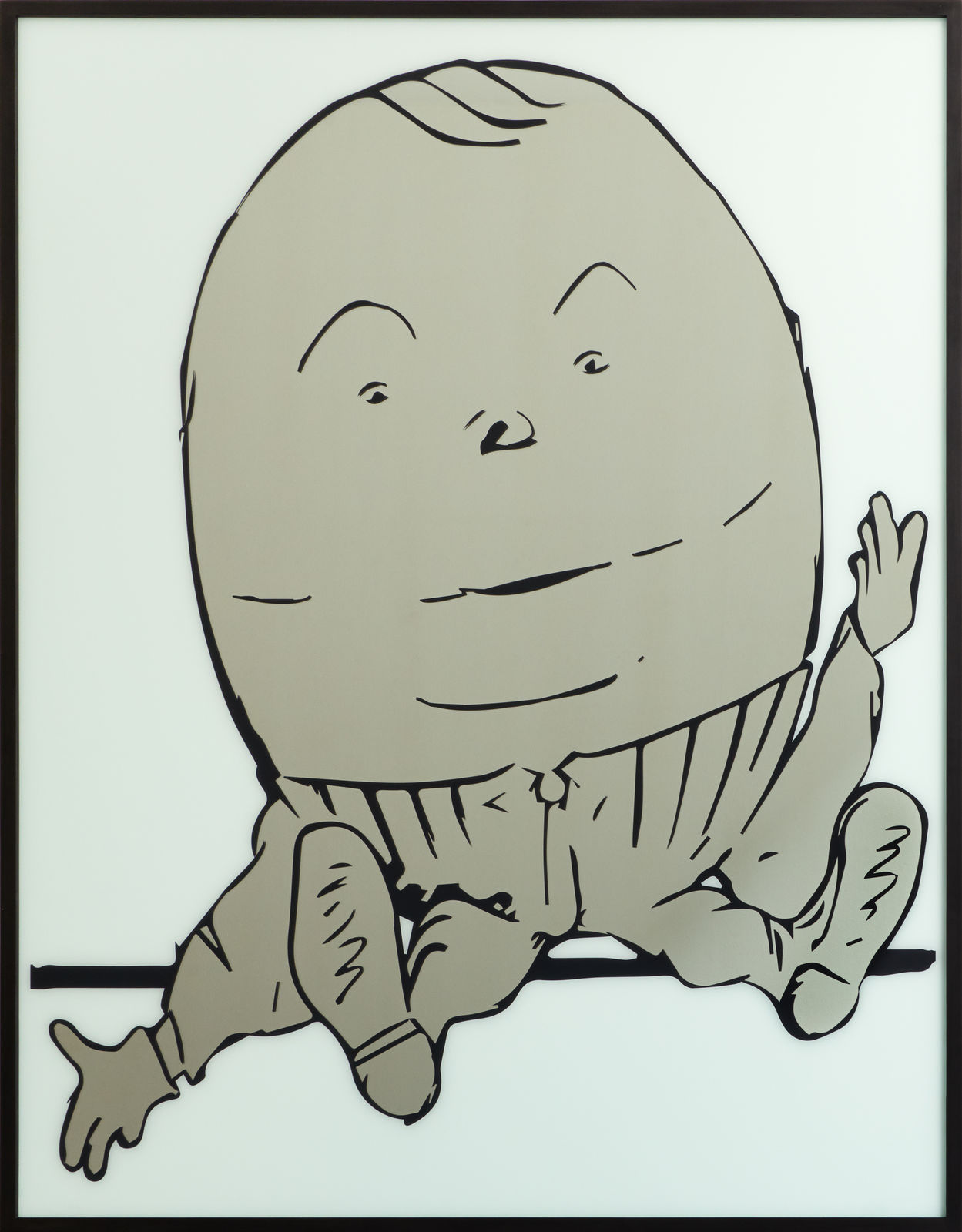 Michael Müller, Selbstportrait (Follow me), 2017